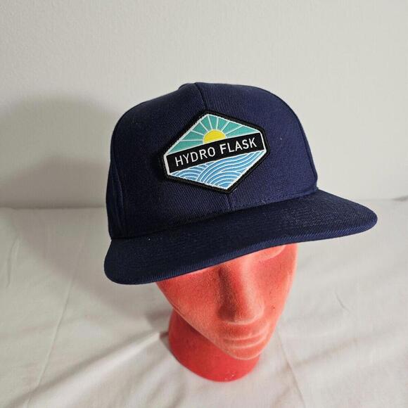 Hydro Flask Hat Cap Snap Back Green Patch One Size Adjustable - Picture 2 of 8